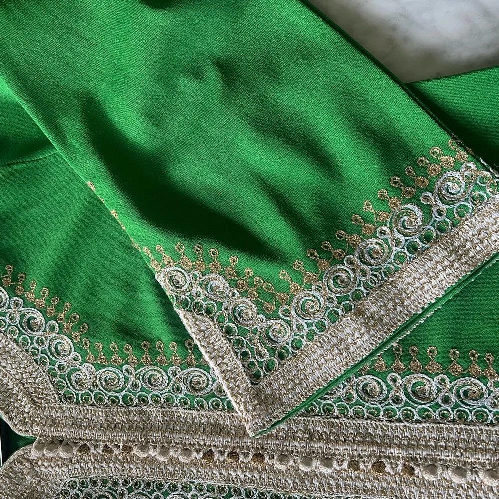 Green Embroidered Jacket - Picture 5 of 6